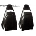 FIAT 500 ABARTH Carbon Fiber Sabelt Seat Trim Kit by Feroce - Carbon Fiber